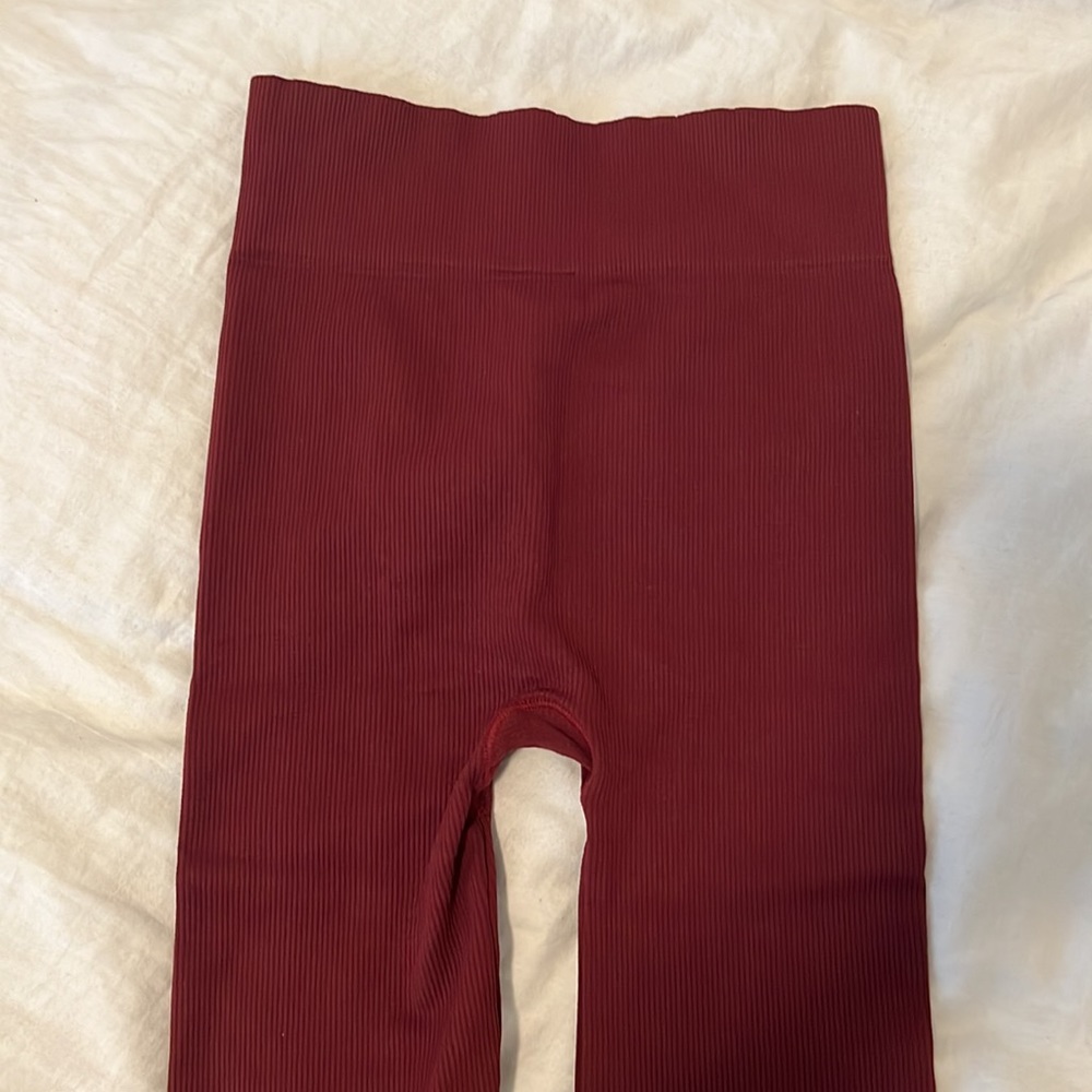 Free People Burgundy Leggings - Picture 8 of 9